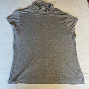 Cabi Gray Cowl Neck Shirt Size Small